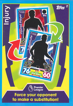 Injury 2017/18 Topps Match Attax Tactic Card #T5